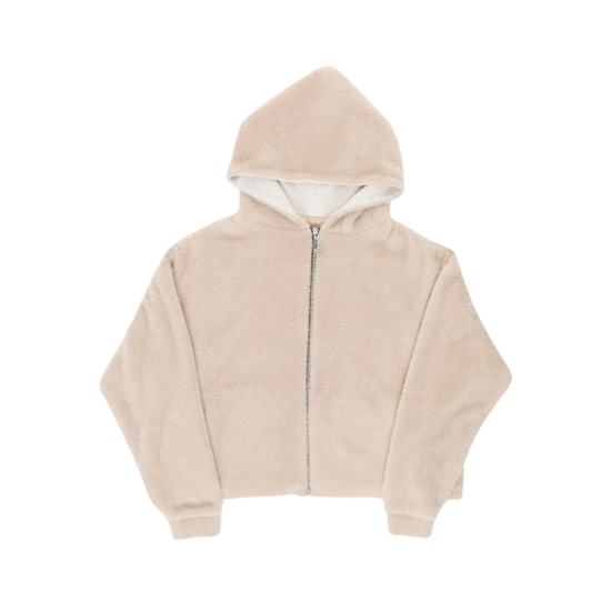 Zip Hoodie Merino Cream | Perplex