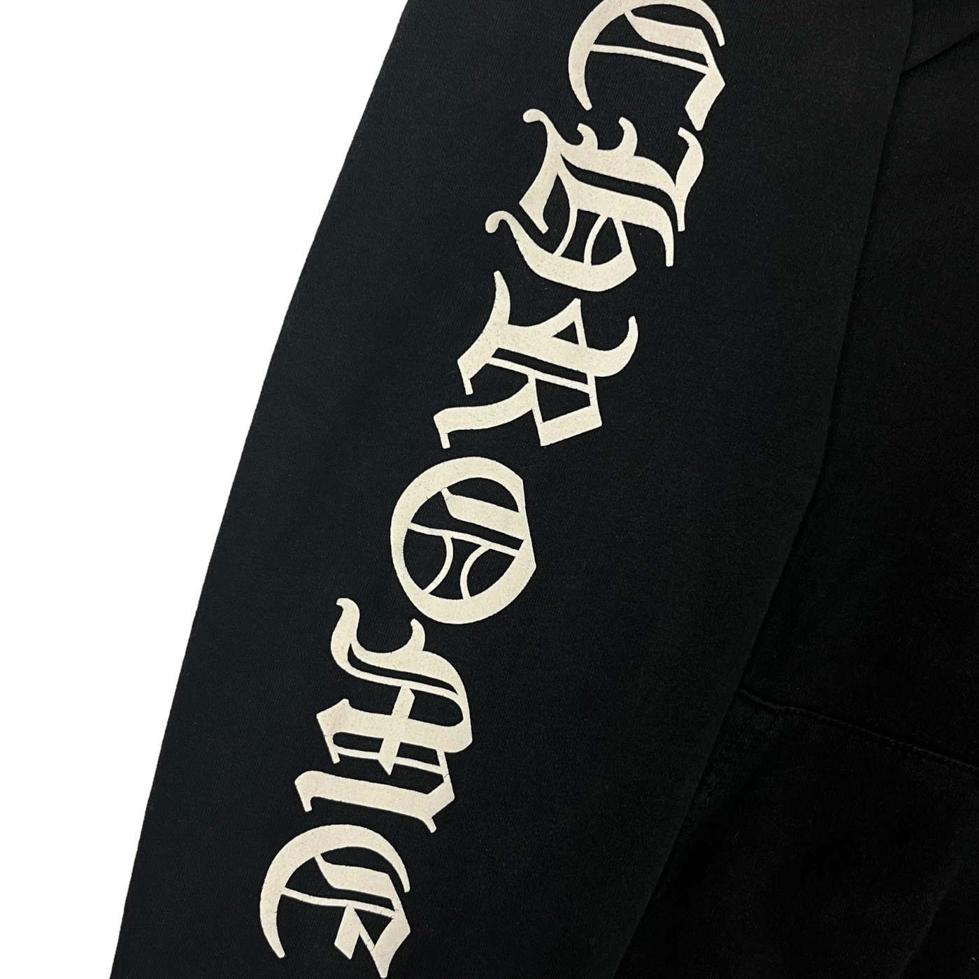 Hoodie Black Logo front | Chrome Hearts