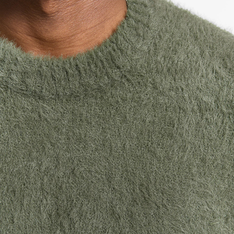 Knitwear Furry Darkgreen | Reternity