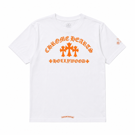 T-shirt White Triple Cross Hollywood Orange
| Chrome Hearts