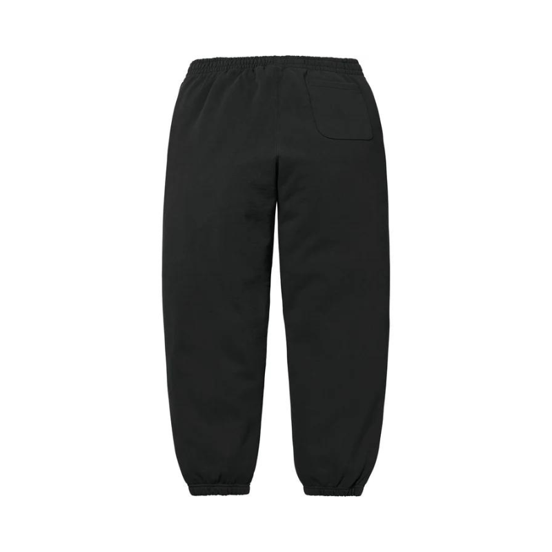 Joggers Satin Appliqué Sweatpant (FW24) Black | Supreme