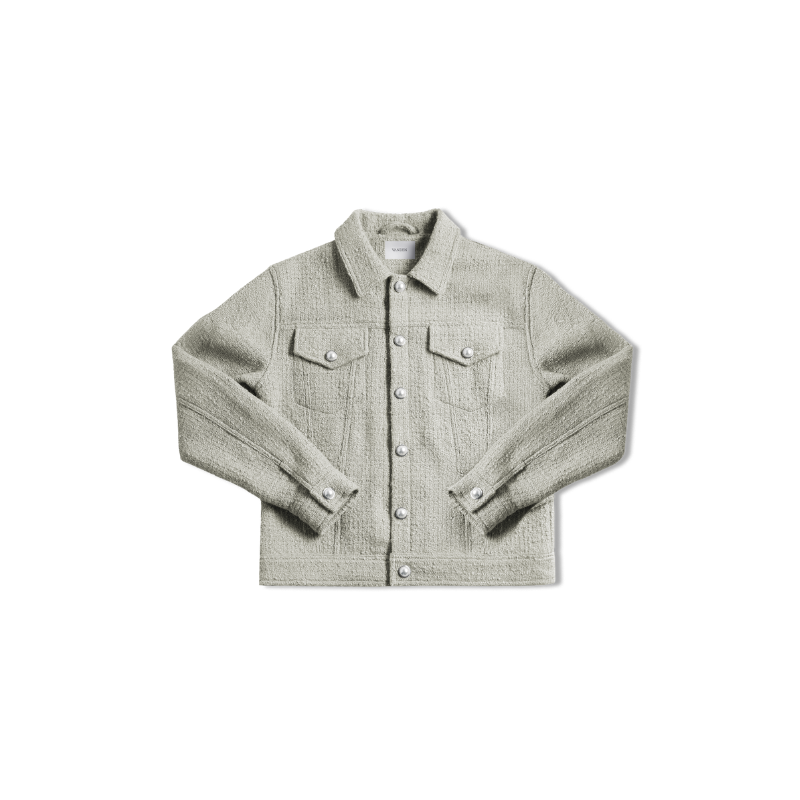 Jacket 'Tweedy vert' | VANDEN