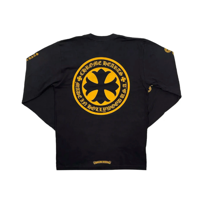 Longsleeve 'Black/Yellow' | Chrome Hearts