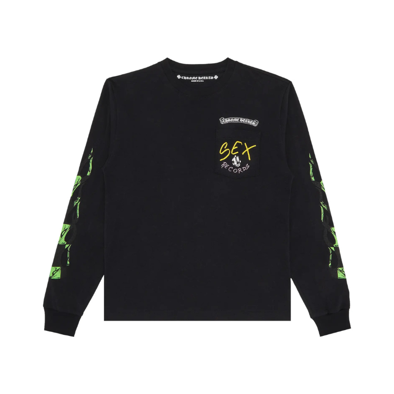 Longsleeve x Matty Boy Sex Records Flame Long-Sleeve 'Black