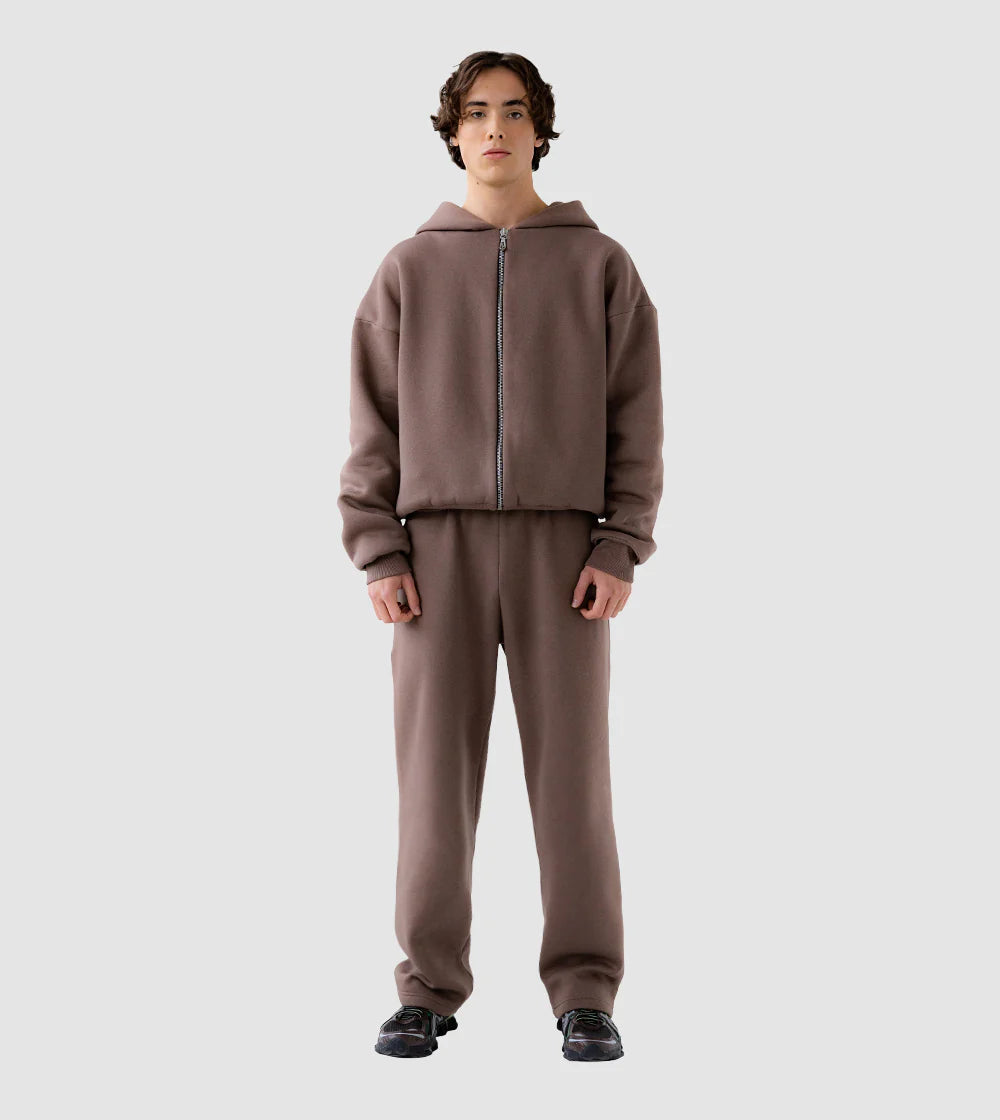 Zip Hoodie November Brown | Perplex