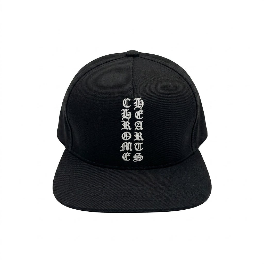 Cap Scroll Logo Black | Chrome Hearts