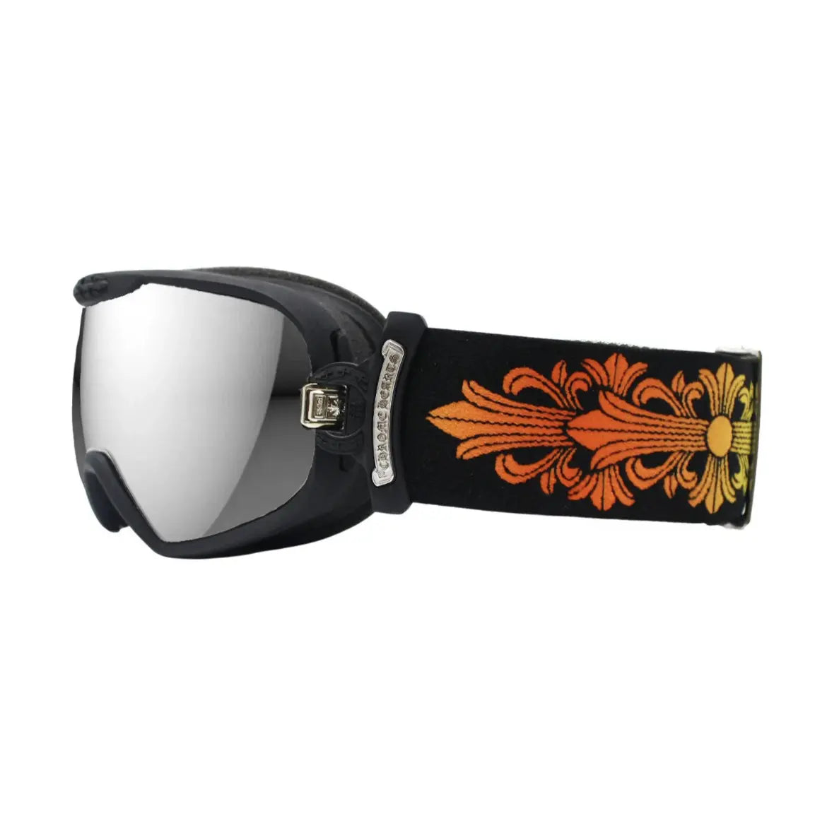 Glasses Ski Mask Black Flamme | Chrome Hearts