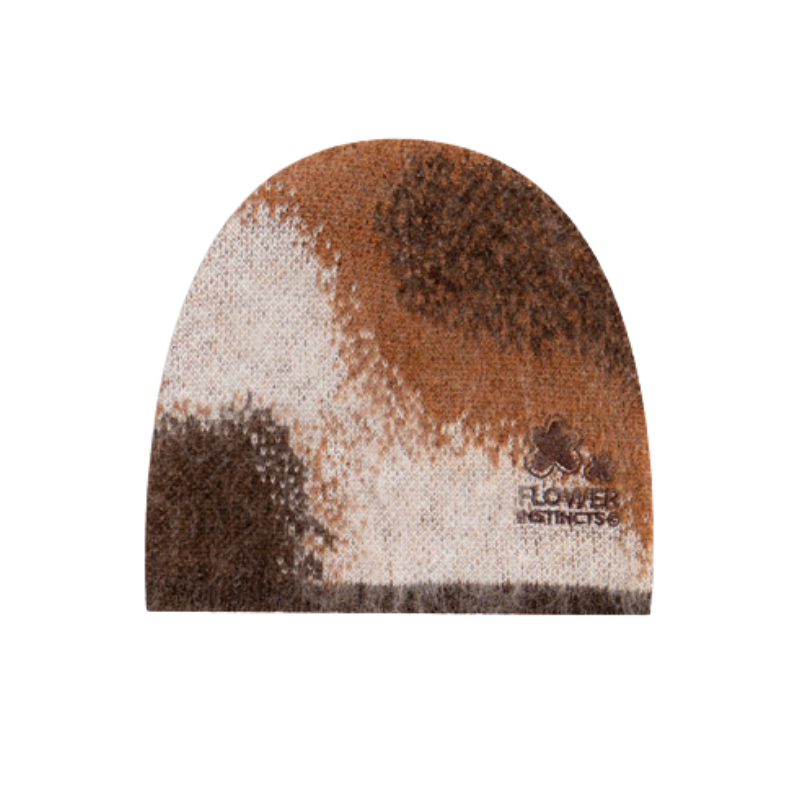 Beanie Mohair Brown | Flower Instincts