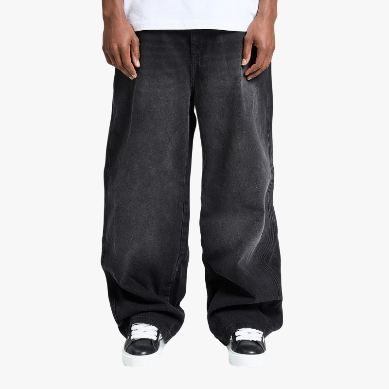 Jeans Washed Black | Reternity