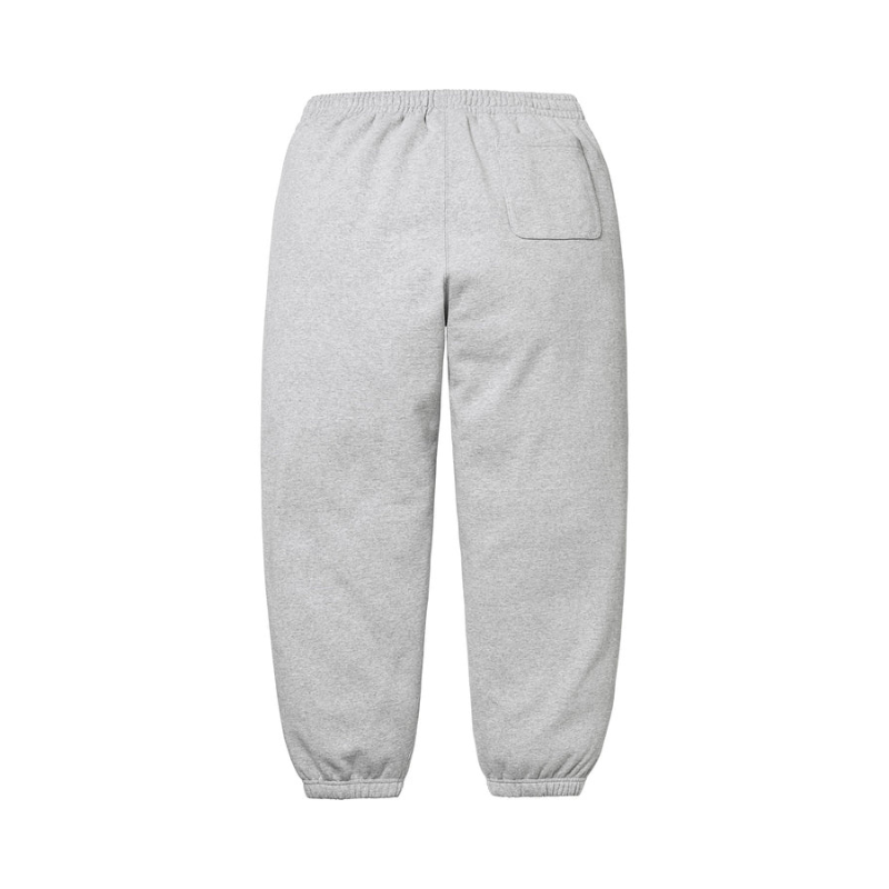 Joggers Satin Appliqué Sweatpant (FW24) Grey | Supreme
