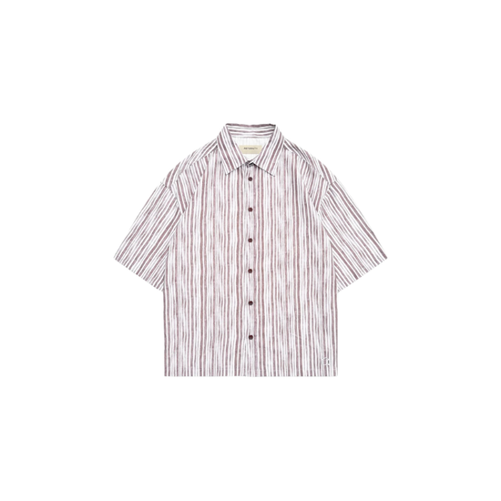 Shirt Watercolor Short Sleeve Brown | Reternity