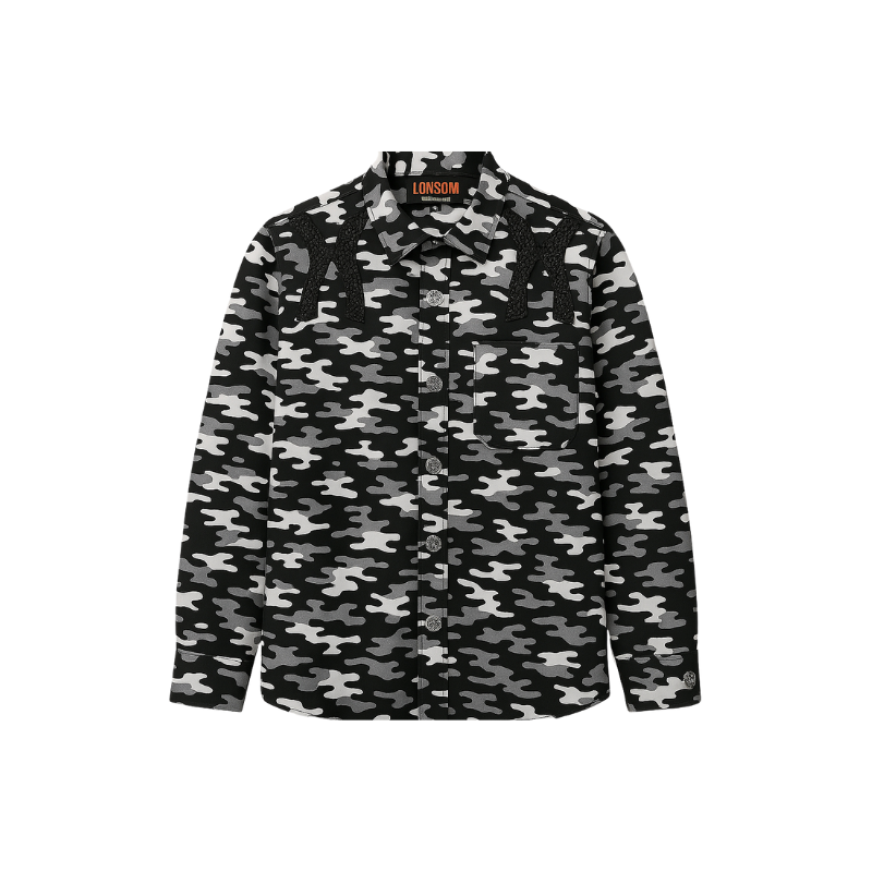 Shirt Camo White | Lonsom