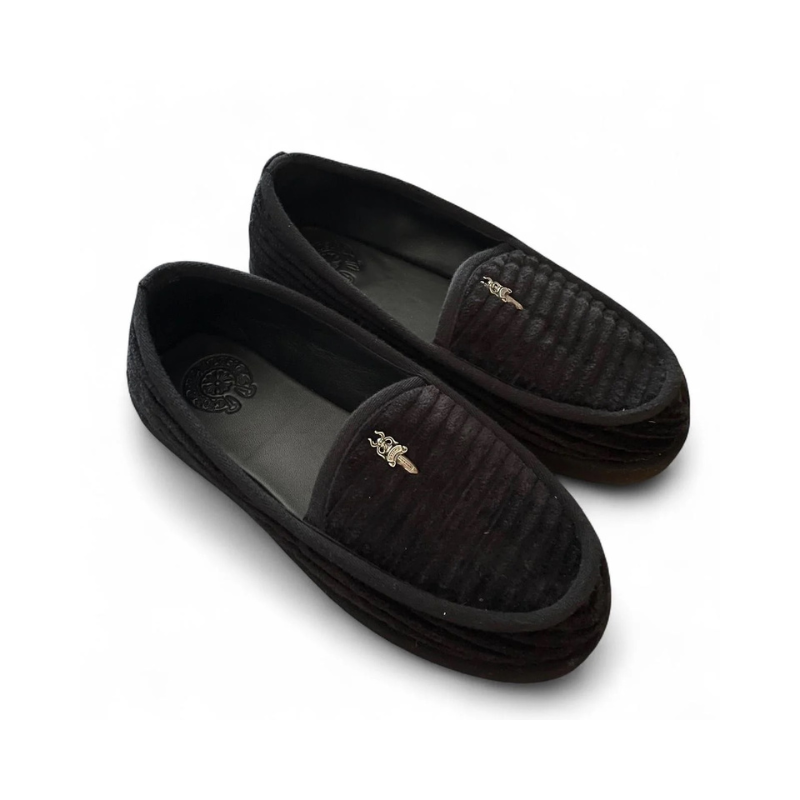 Low-top Slippers Dagger Black | Chrome Hearts