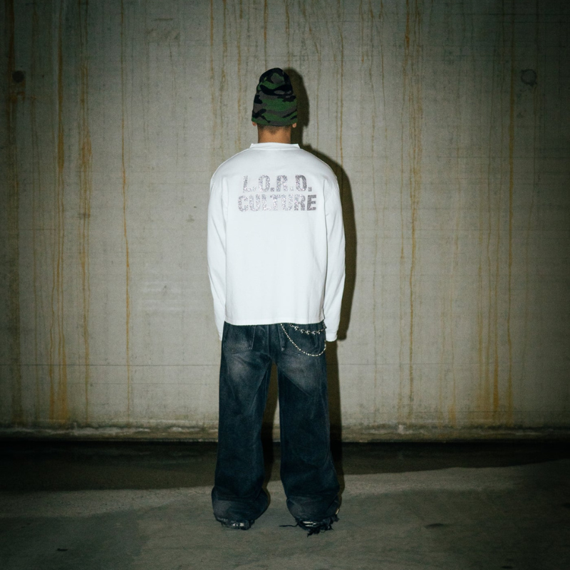Longsleeve Flame White | Lord Culture
