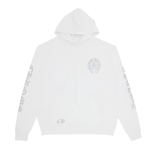 Hoodie Miami Logo Silver | Chrome Hearts