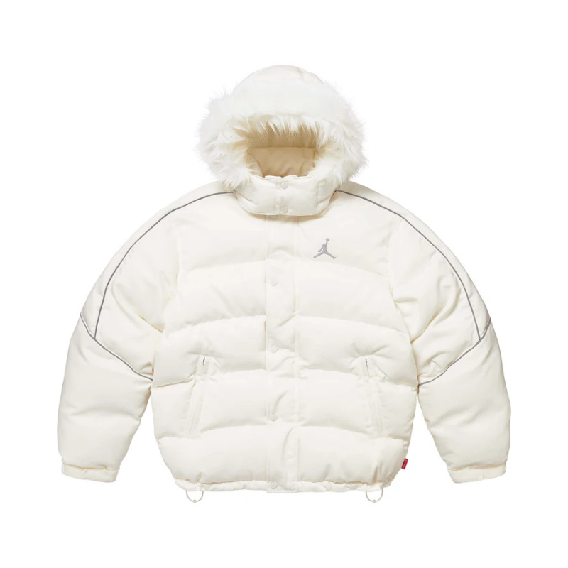Puffer White | Supreme x Jordan