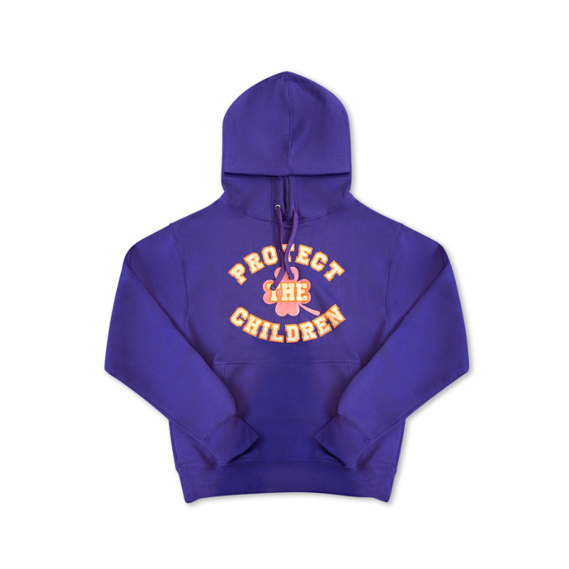 Hoodie Purple | Protect The Children