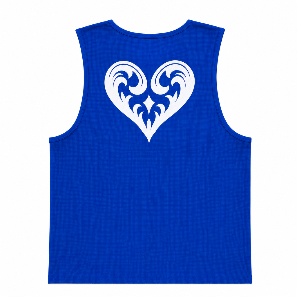 Tank Top Gaufrette Royal Blue | Malgré Lui
