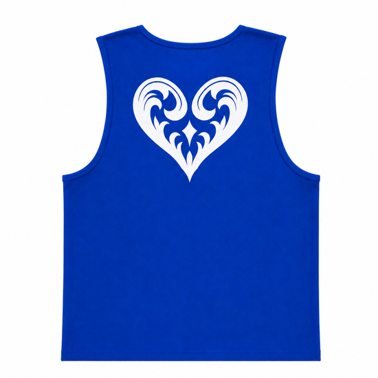 Tank Top Gaufrette Royal Blue | Malgré Lui