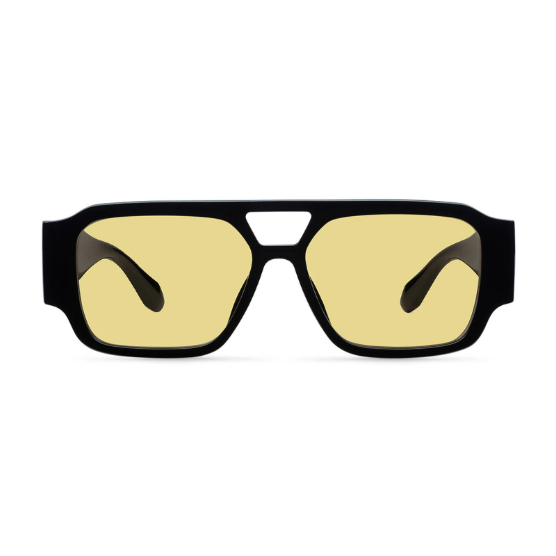 Sunglasses Jahi Black Yellow "JAH-TUTSUN" | MELLER