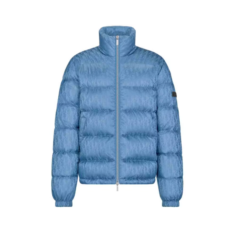 Puffer Oblique Jacquard Technique Sky Blue | Dior