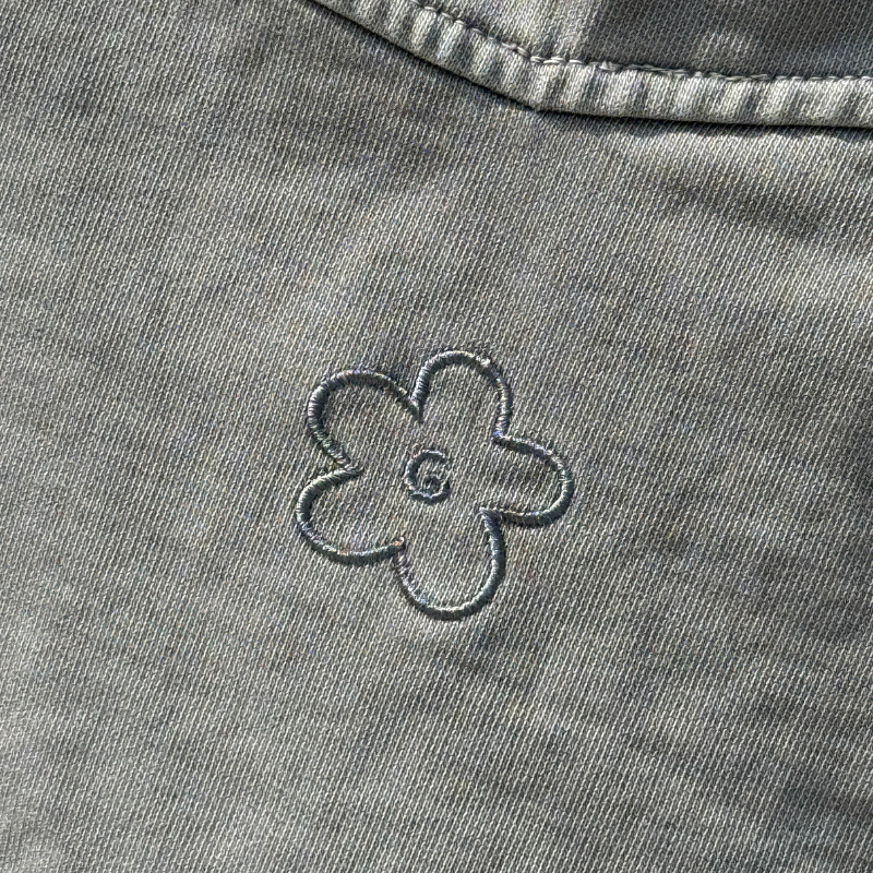 Shorts Double Stitched Stone Grey | Maison Guava