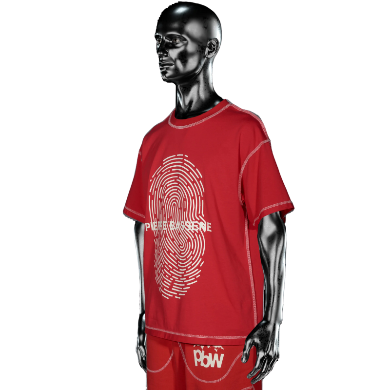 T-shirt Fingerprint Red℗  | Pierre Bassene