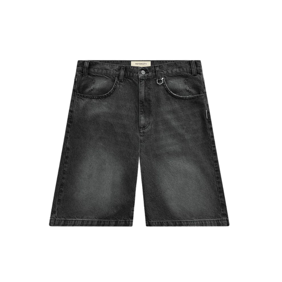 Denim Shorts Washed Black | Reternity