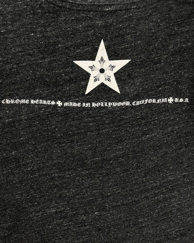 T-shirt Grey Stars Vintage | Chrome Hearts