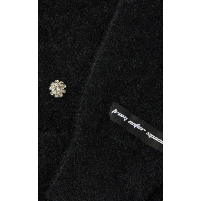 Zip Hoodie Black White | UNDEFINED 1999