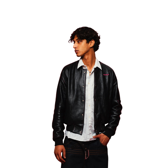 Leather Jacket Pink OMRI | R'MILI