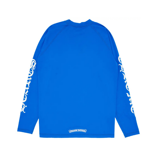 Longsleeve Rash Guard 'Blue' | Chrome Hearts