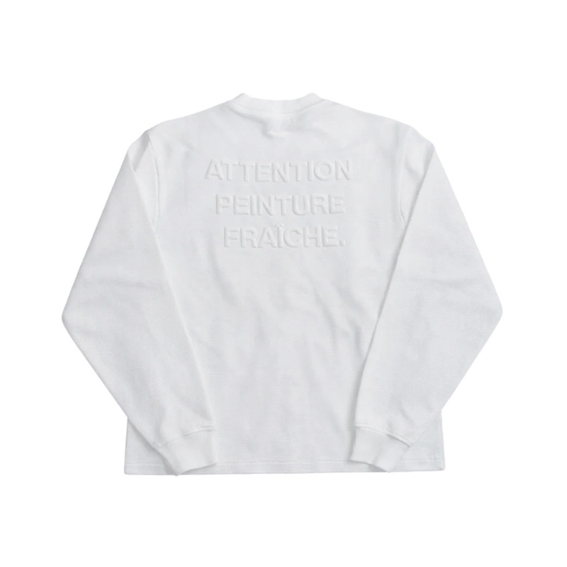 Longsleeve Thermal Puff Print White | APF