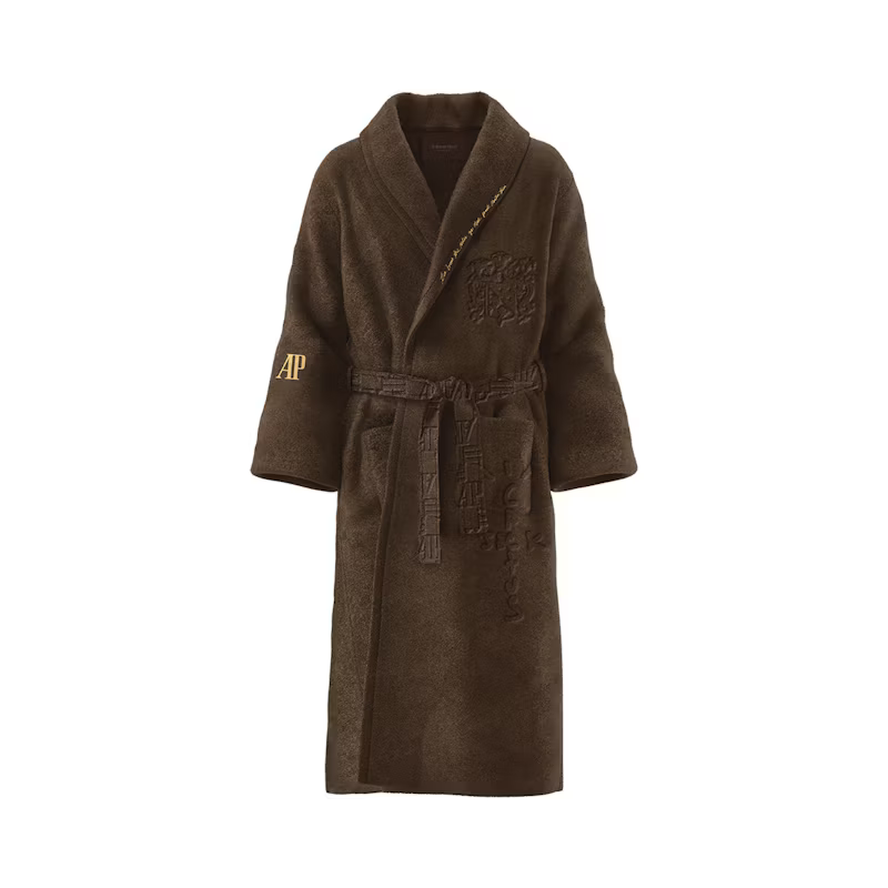 Jacket Logo Plush Robe Brown | Travis Scott x Audemars Piguet