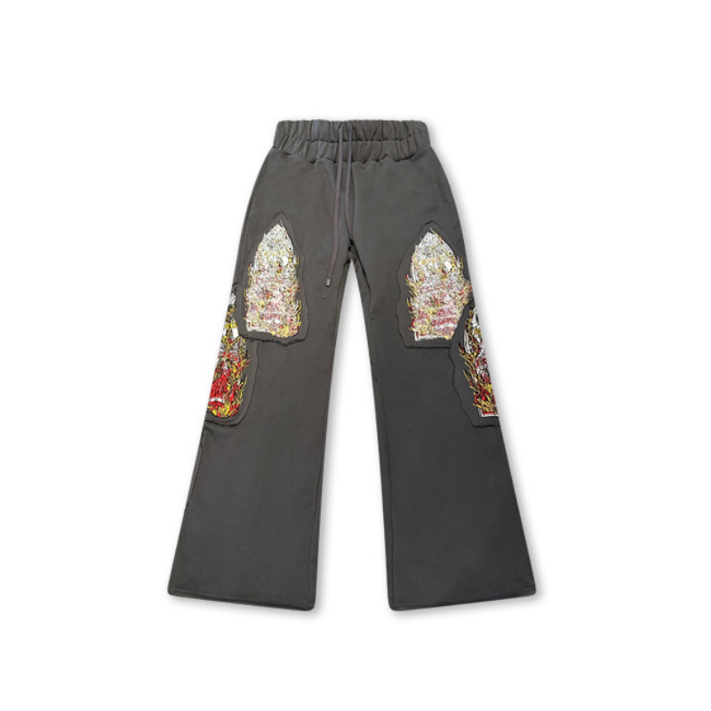 Joggers Triple Flame Glass Vintage Grey | WhoDecidesWar