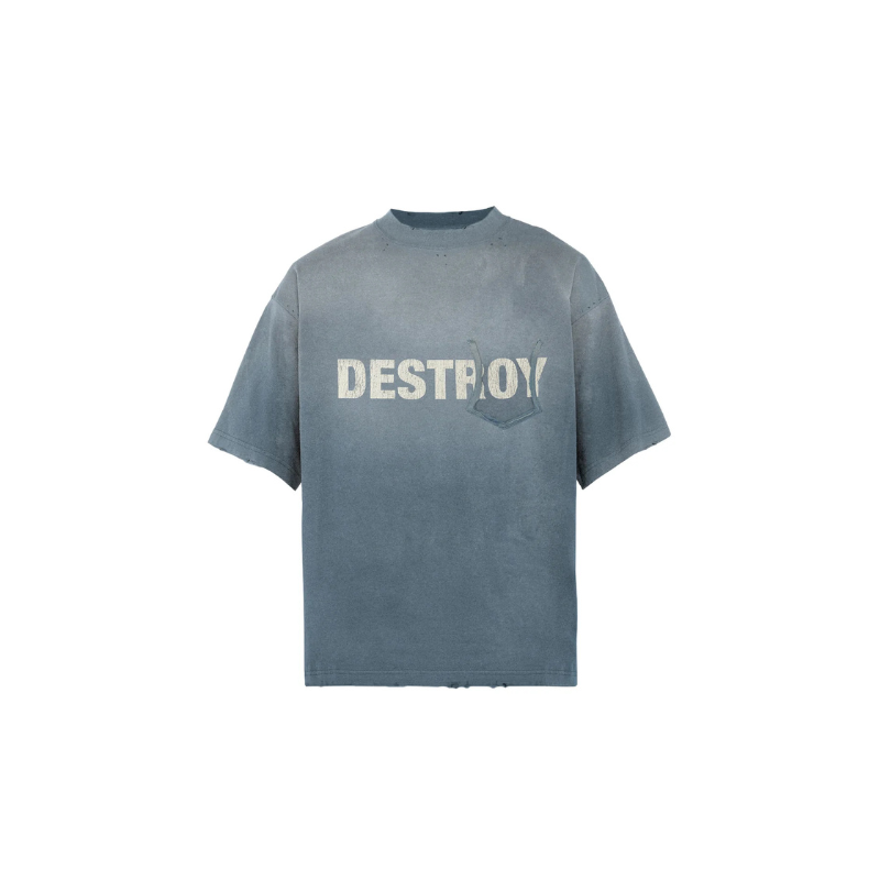 T-shirt Destroy Blue | Lord Culture