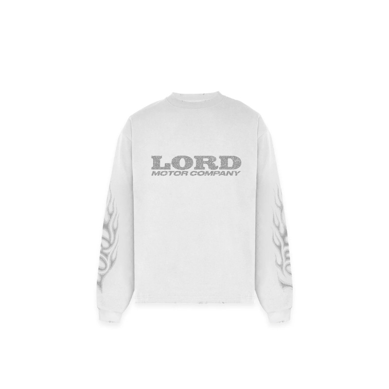 Longsleeve Flame White | Lord Culture