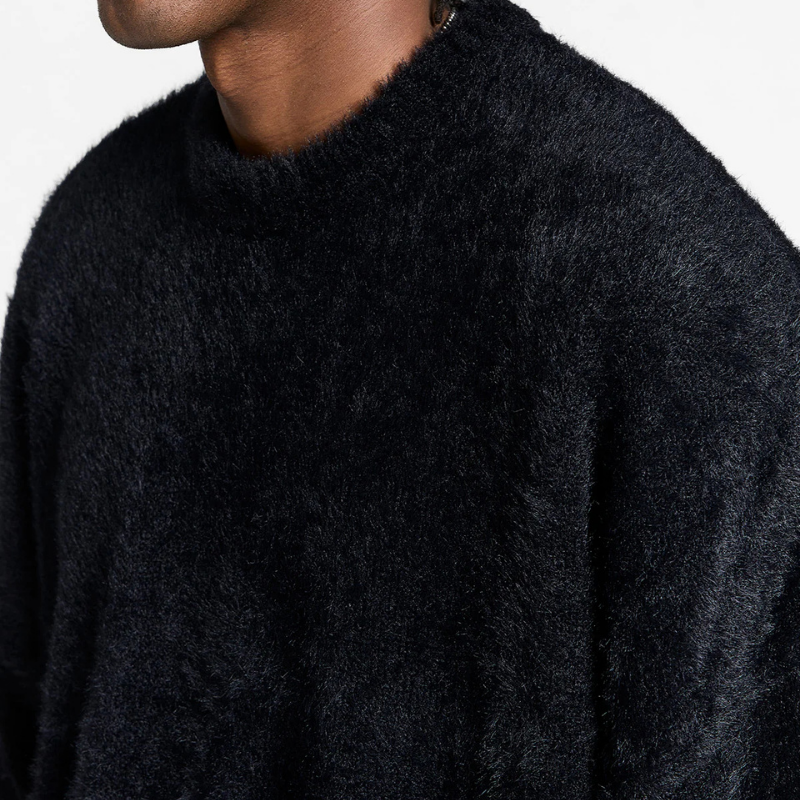 Knitwear Furry Black | Reternity
