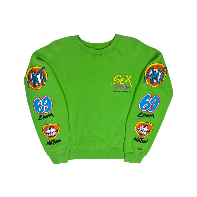 Crewneck Matty Boy Sex Records Citrus | Chrome Hearts