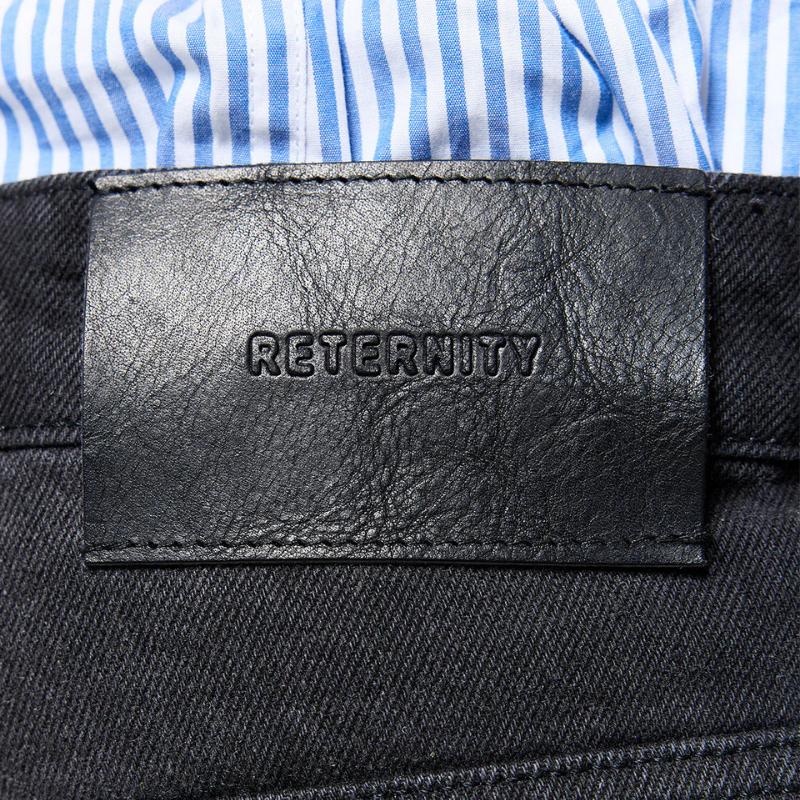 Jeans Washed Black | Reternity