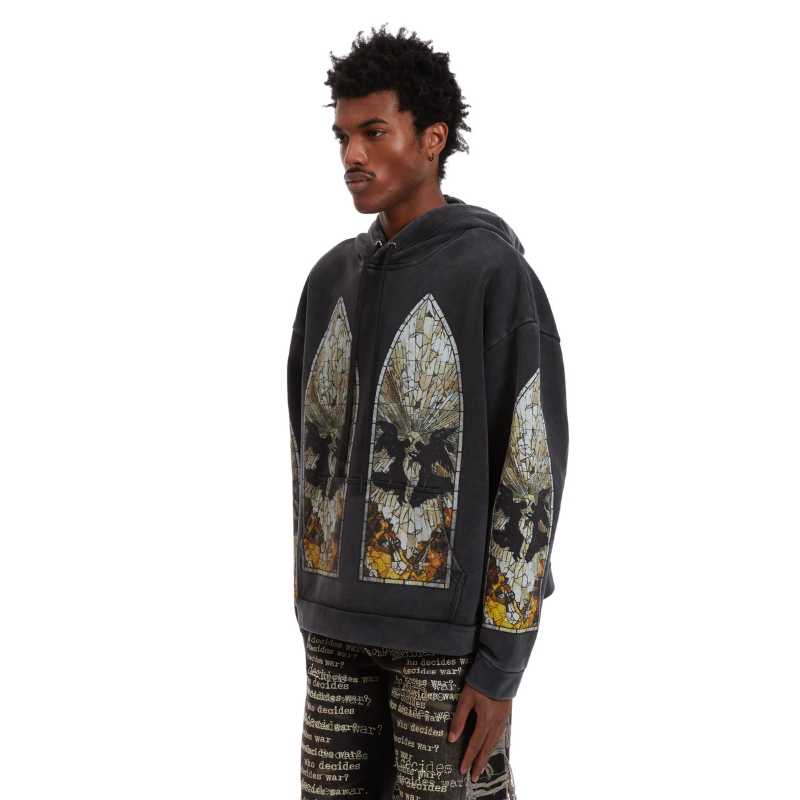 Sweat à capuche « Matrimony » (charbon) | WhoDecidesWar