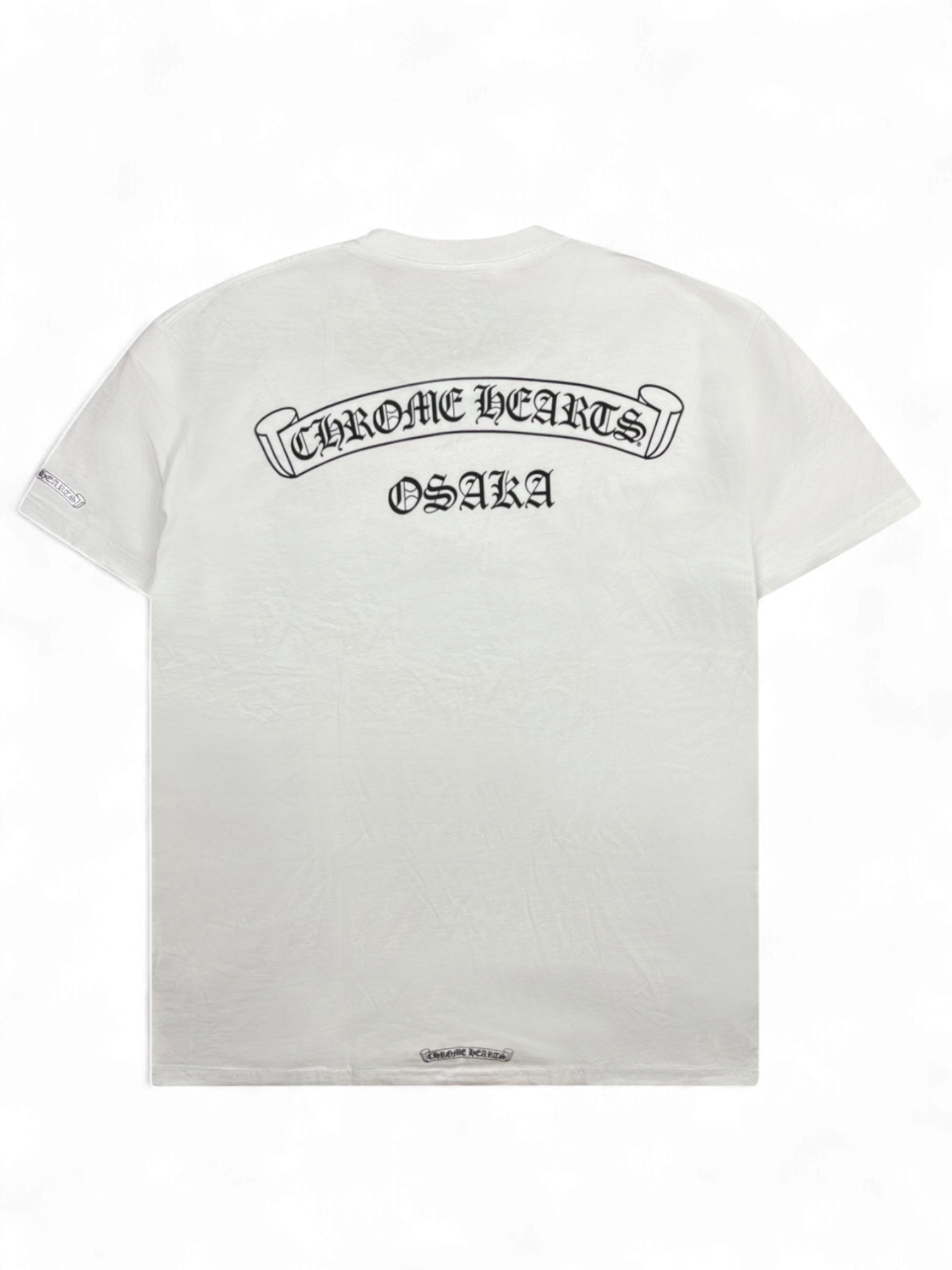CHROME HEARTS ホワイトTシャツ T-shirt Vertical Logo Osaka Exclusive White | Chrome Hearts