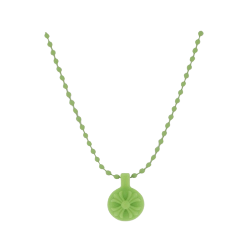 Necklace Crossball Silicone Green | Chrome Hearts