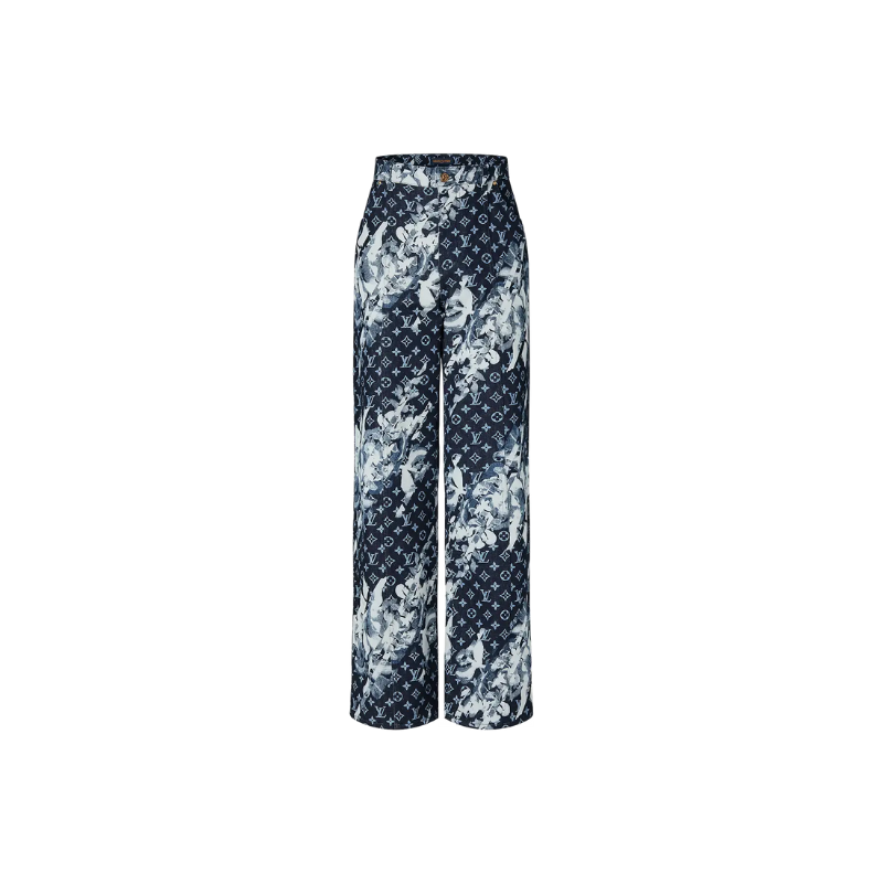 Jeans Monogram Printed Blue | Louis Vuitton