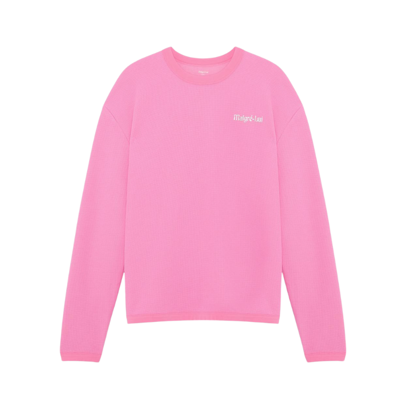 Longsleeve Gaufrette Pink | Malgré Lui