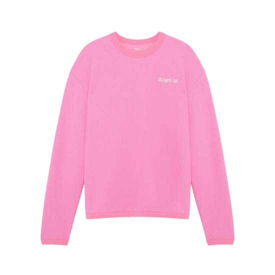 Longsleeve Gaufrette Pink | Malgré Lui