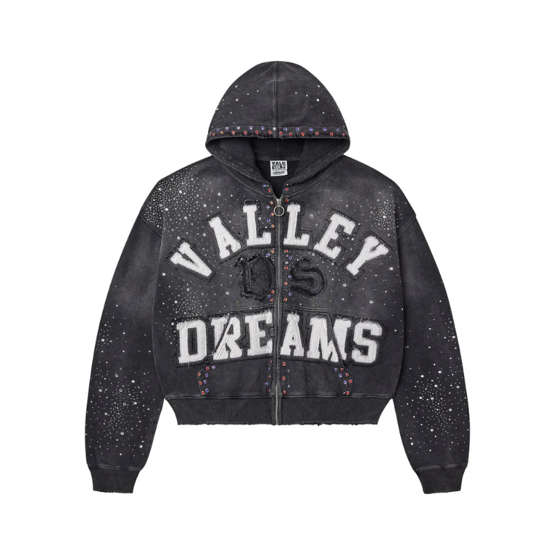 Zip Hoodie Rhinestones | Vale Lives