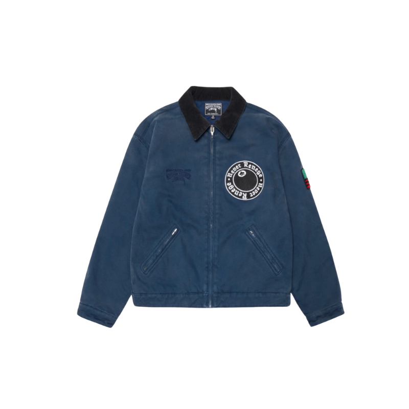 STUSSY & DENIM TEARS CANVAS JACKET Lサイズ Jacket Canvas Blue | Denim Tears x Stussy – Maison Guava