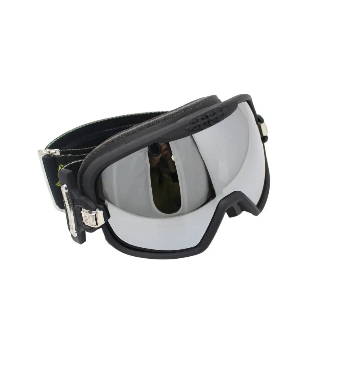 Glasses Ski Mask Black Flamme | Chrome Hearts