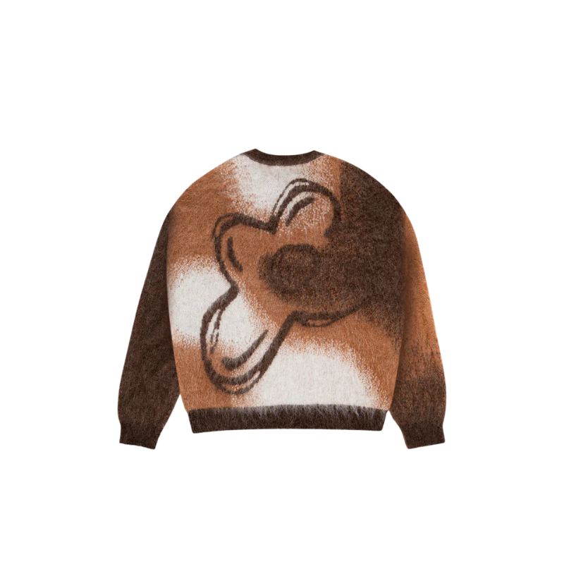Knitwear Mohair Sweater Brown | Flower Instincts